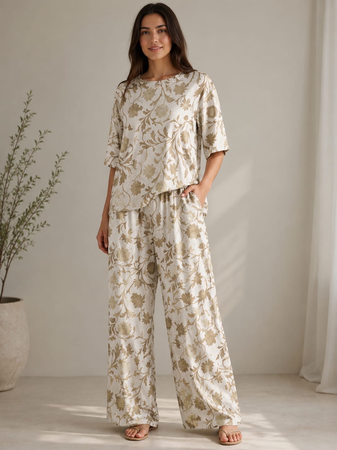 Set poplin